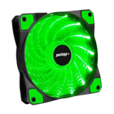 Cooler Fan High Quality Verde 16 Leds Para Gabinete 120mm x 120mm