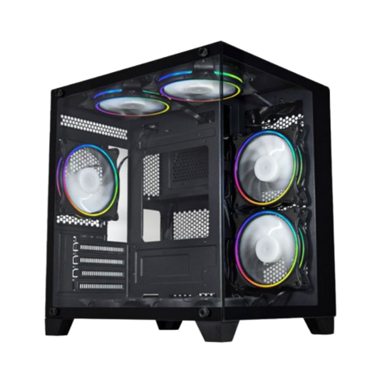 Gabinete Gamer Aquario CG0305 Com Fans Verde