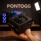 Fonte de Alimentação ATX 500W Real EZ8898F 80 Plus White PFC Ativo Bivolt Silenciosa para PC Gamer